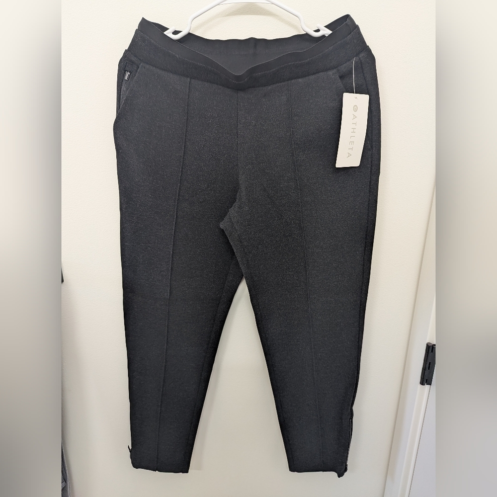 Athleta Venice Heathered Pintuck Pants
